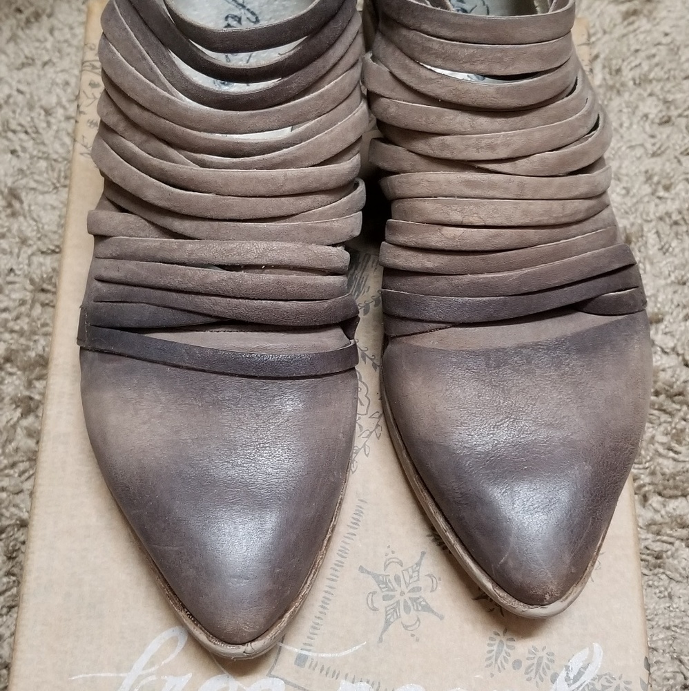 Free people booties perfect condition